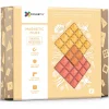 Connetix Uitbreidingsset Bodemplaten - Lemon-peach - 2st