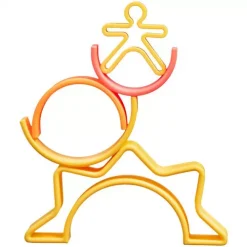 DENA Dëna Bijt- En Stapelspeeltje Neon - Zon -speelgarages, auto's & voertuigen Winkel d na bijt en bouwspeelgoed neon zon 5