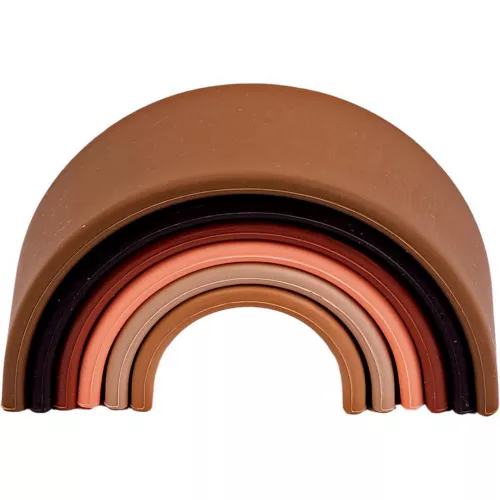 DENA Dëna Bijt- En Stapelspeeltje Diversiteit - Regenboog 1 DENA Dëna Bijt- En Stapelspeeltje Diversiteit - Regenboog