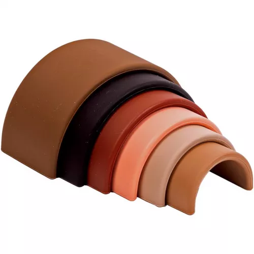 DENA Dëna Bijt- En Stapelspeeltje Diversiteit - Regenboog 3 DENA Dëna Bijt- En Stapelspeeltje Diversiteit - Regenboog - Afbeelding 3