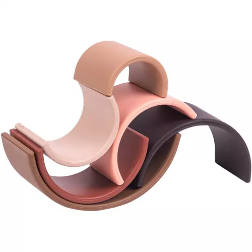 DENA Dëna Bijt- En Stapelspeeltje Diversiteit - Regenboog 4 DENA Dëna Bijt- En Stapelspeeltje Diversiteit - Regenboog - Afbeelding 4