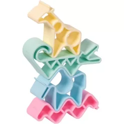 DENA Dëna Bijt- En Stapelspeeltje Pastel - Dieren