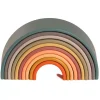 DENA Dëna Bijt- En Stapelspeeltje Regenboog - Natuur - 10st