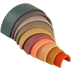 DENA Dëna Bijt- En Stapelspeeltje Regenboog - Natuur - 10st -speelgarages, auto's & voertuigen Winkel de na bijt en stapelspeeltje natuur regenboog 10st5