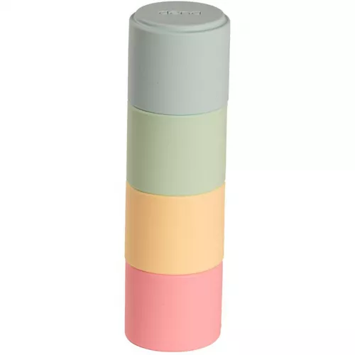 DENA Dëna Stapelbekers - Pastel 2 DENA Dëna Stapelbekers - Pastel - Afbeelding 2