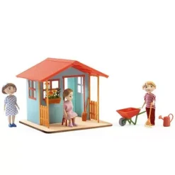DJECO Speelgoed Djeco Poppenhuis Tuinhuisje