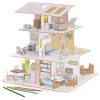 DJECO Speelgoed Djeco 3D Kleurplaat Poppenhuis