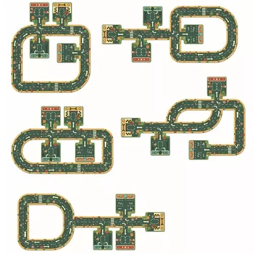 DJECO Speelgoed Djeco Vloerpuzzel Autoweg - 21st 2 DJECO Speelgoed Djeco Vloerpuzzel Autoweg - 21st - Afbeelding 2