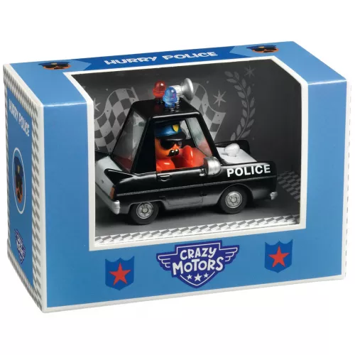 DJECO Speelgoed Djeco Crazy Motors Auto - Hurry Police 2 DJECO Speelgoed Djeco Crazy Motors Auto - Hurry Police - Afbeelding 2