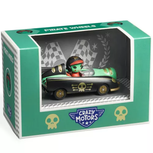 DJECO Speelgoed Djeco Crazy Motors Auto - Pirate Wheels 2 DJECO Speelgoed Djeco Crazy Motors Auto - Pirate Wheels - Afbeelding 2