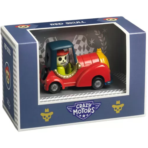 DJECO Speelgoed Djeco Crazy Motors Auto - Red Skull 2 DJECO Speelgoed Djeco Crazy Motors Auto - Red Skull - Afbeelding 2