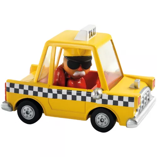DJECO Speelgoed Djeco Crazy Motors Auto - Taxi Joe 1 DJECO Speelgoed Djeco Crazy Motors Auto - Taxi Joe