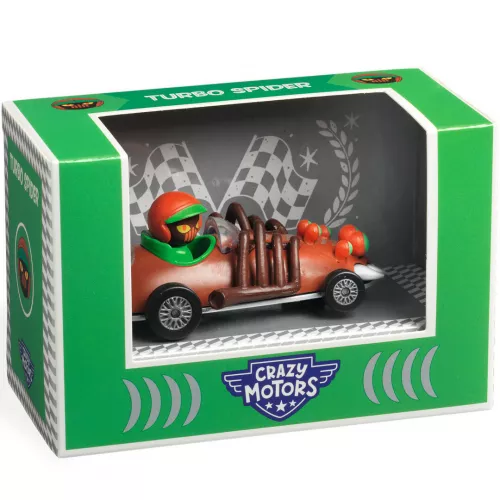 DJECO Speelgoed Djeco Crazy Motors Auto - Turbo Spider 2 DJECO Speelgoed Djeco Crazy Motors Auto - Turbo Spider - Afbeelding 2