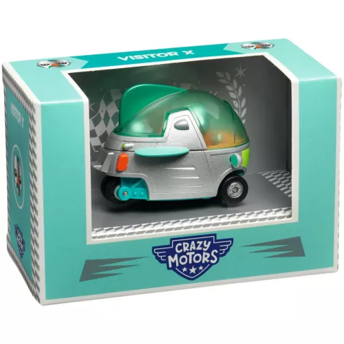 DJECO Speelgoed Djeco Crazy Motors Auto - Visitor X 2 DJECO Speelgoed Djeco Crazy Motors Auto - Visitor X - Afbeelding 2