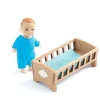 DJECO Speelgoed Djeco Poppenhuis Babykamer Van Sacha
