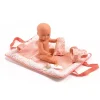 DJECO Speelgoed Djeco Poppenverschoonset Pomea - Roze - 5-delig