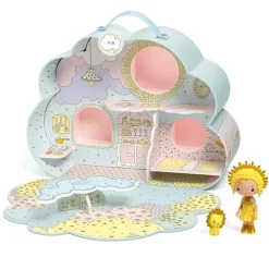 DJECO Speelgoed Djeco Tinyly Draagbaar Poppenhuis - Sunny & Mia