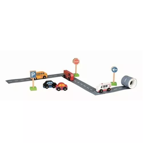 Egmont Toys Verkeersset - 16-delig 2 Egmont Toys Verkeersset - 16-delig - Afbeelding 2