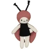Fabelab Lappenpopje Pocket Friend - Ladybug - 12 Cm