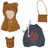 Fabelab Poppenkleding Beren Cape - 40 Cm