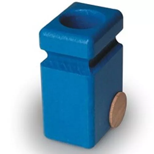 Fagus Houten Vuilnisbakken 2st - Blauw 2 Fagus Houten Vuilnisbakken 2st - Blauw - Afbeelding 2