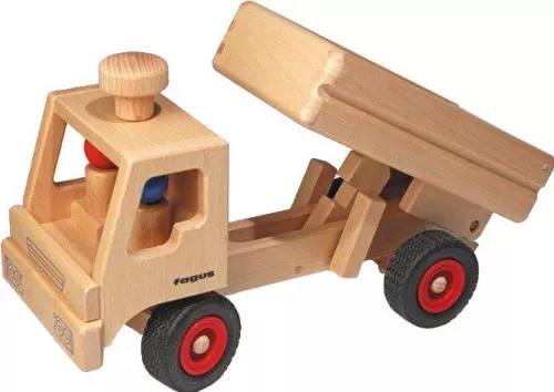 Fagus Houten Kiepwagen Bestuurbaar En Kiepbaar 2 Fagus Houten Kiepwagen Bestuurbaar En Kiepbaar - Afbeelding 2