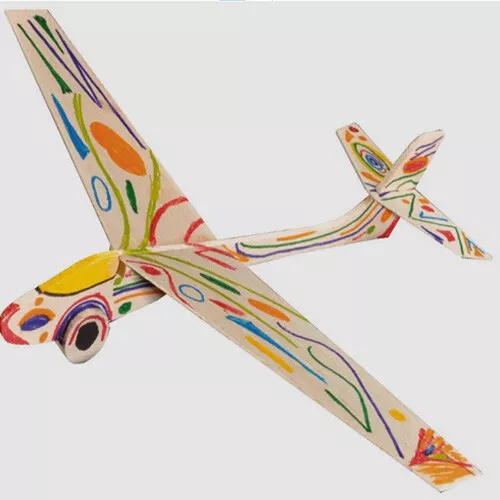 Fagus Diy Zweefvliegtuigen - 2st 2 Fagus Diy Zweefvliegtuigen - 2st - Afbeelding 2