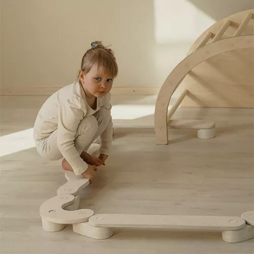 Fitwood Balansbalken Polku - L - Berk 9 Fitwood Balansbalken Polku - L - Berk - Afbeelding 9