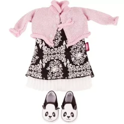 Götz Poppenkleding Set Panda Met Schoentjes - Xl