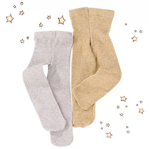 Götz Poppenmaillots Glitter Goud En Zilver (2st) - M En Xl 2 Götz Poppenmaillots Glitter Goud En Zilver (2st) - M En Xl - Afbeelding 2