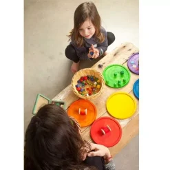 Grapat Bordjes Regenboog (6st) -speelgarages, auto's & voertuigen Winkel grapat bordjes regenboog 6st 1