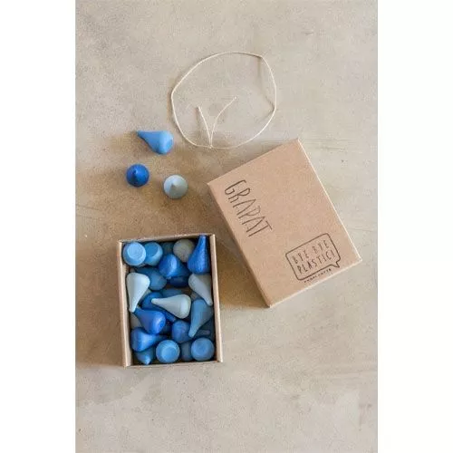 Grapat Druppels Blauw (36st) 4 Grapat Druppels Blauw (36st) - Afbeelding 4