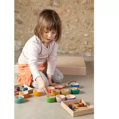 Grapat Houten Bakjes (6st) 2 Grapat Houten Bakjes (6st) - Afbeelding 2