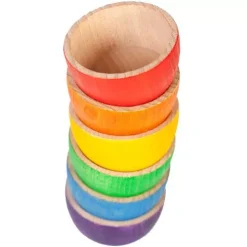 Grapat Houten Bakjes (6st)