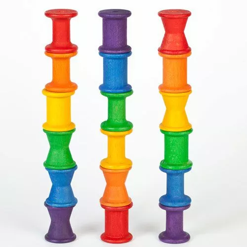 Grapat Houten Rollers (18st) 3 Grapat Houten Rollers (18st) - Afbeelding 3