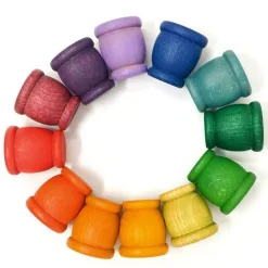 Grapat Kuipjes Regenboog (12st)