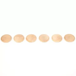 Grapat Munten Naturel (6st)