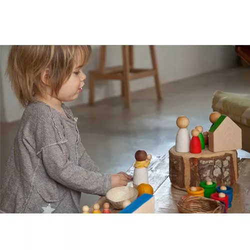 Grapat Houten Nins® Poppetjes Volwassen Licht (2st) 2 Grapat Houten Nins® Poppetjes Volwassen Licht (2st) - Afbeelding 2