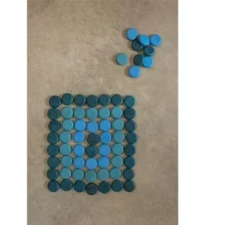 Grapat Houten Schijfjes - Blauw (36st) -speelgarages, auto's & voertuigen Winkel grapat houten schijfjes blauw 36st 4