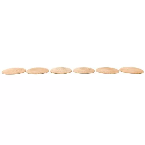 Grapat Houten Schijfjes - Naturel (6st) 2 Grapat Houten Schijfjes - Naturel (6st) - Afbeelding 2