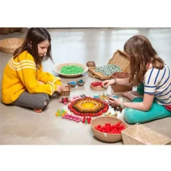 Grapat Houten Vuren - Rood (36st) -speelgarages, auto's & voertuigen Winkel grapat houten vuren rood 36st