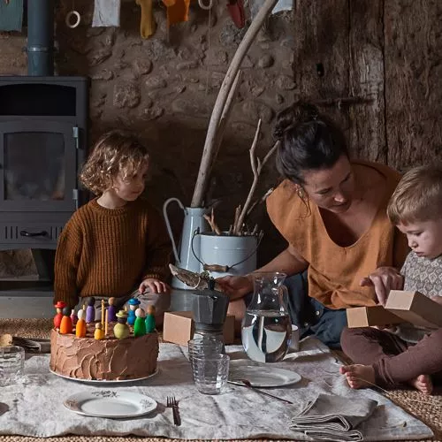 Grapat Houten Nins® Poppetjes - Together - 12st 4 Grapat Houten Nins® Poppetjes - Together - 12st - Afbeelding 4