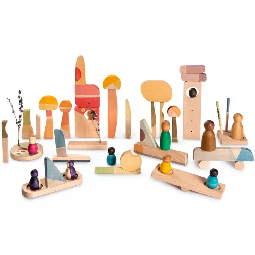 Grapat Speelset Happy Place - 40-delig 7 Grapat Speelset Happy Place - 40-delig -speelgarages, auto's & voertuigen Winkel grapat speelset happy place 40 delig 2