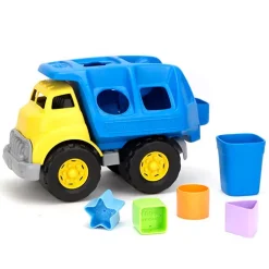 Green Toys Vuilniswagen Met Vormenstoof -speelgarages, auto's & voertuigen Winkel green toys vuilniswagen met vormenstoof 3