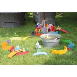 Grimm's Vloot Strand Zeilboten - 4st 8 Grimm's Vloot Strand Zeilboten - 4st -speelgarages, auto's & voertuigen Winkel grimm s 4 houten landjachten 09316 ilovespeelgoed 2