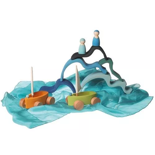 Grimm's Vloot Strand Zeilboten - 4st 6 Grimm's Vloot Strand Zeilboten - 4st - Afbeelding 6