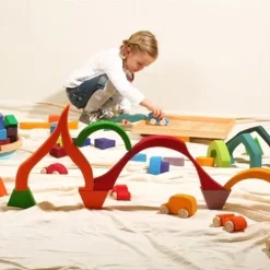 Grimm's Wagenpark Kleur - 6st 10 Grimm's Wagenpark Kleur - 6st -speelgarages, auto's & voertuigen Winkel grimm s 6 houten auto s kleur 09310 2