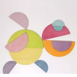 Grimm's Halfronde Schijven - Pastel -speelgarages, auto's & voertuigen Winkel grimm s halfronde schijven 10