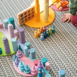 Grimm's Halfronde Schijven - Pastel -speelgarages, auto's & voertuigen Winkel grimm s halfronde schijven 6