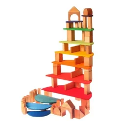 Grimm's Halfronde Schijven - Regenboog 8 Grimm's Halfronde Schijven - Regenboog -speelgarages, auto's & voertuigen Winkel grimm s halfronde schijven regenboog 11st 3